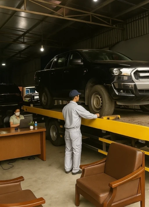 Quy trình kiểm tra xe tại Gara Ô tô Hải Thành - Trung tâm sửa chữa ô tô chuyên nghiệp Hải Phòng.