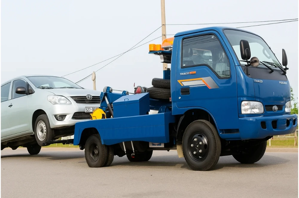 Cứu hộ cẩu kéo xe ô tô hải phòng giá rẻ, uy tín.